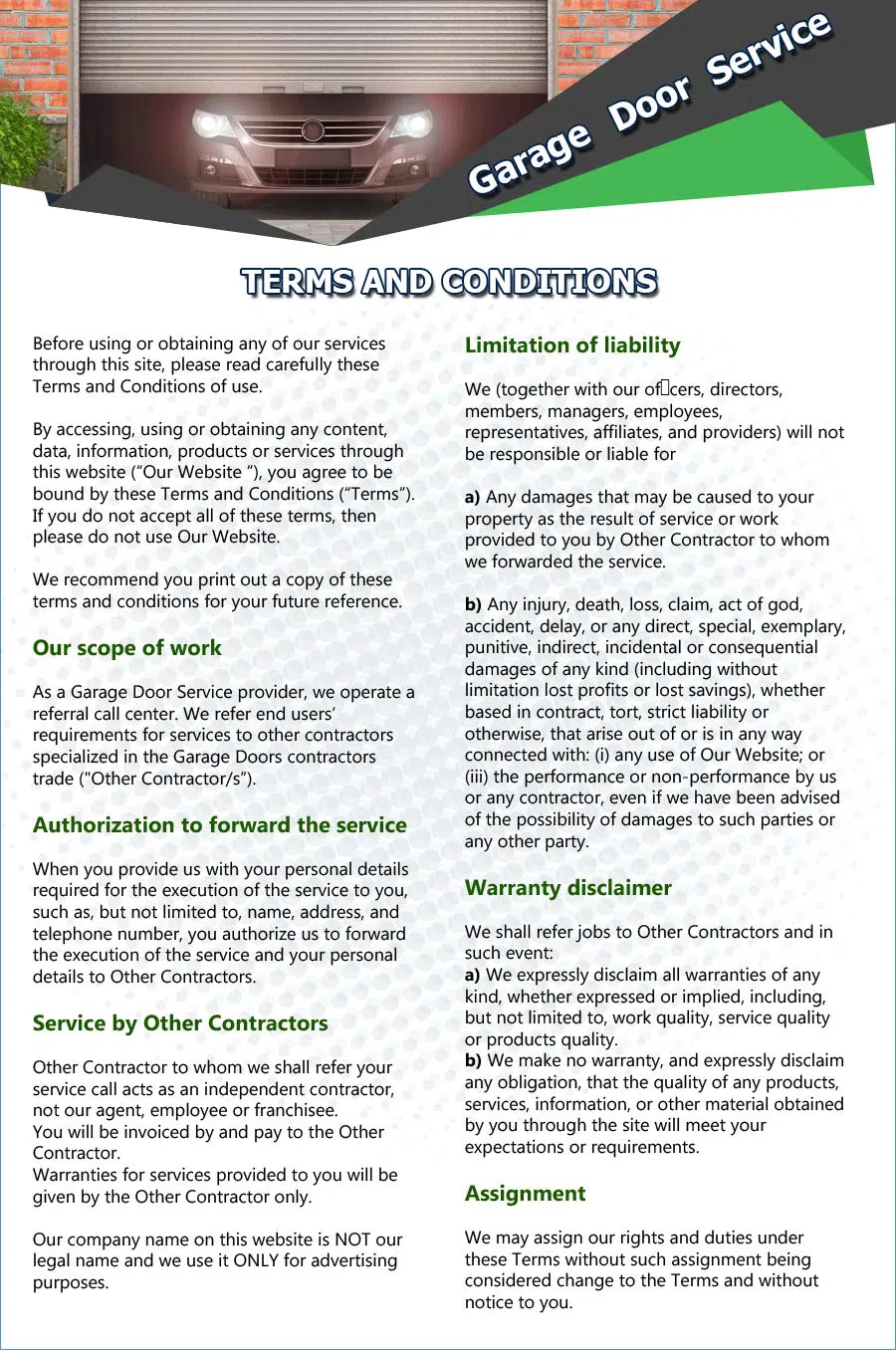 Galaxy Garage Door Service Los Angeles, CA 323-776-9644